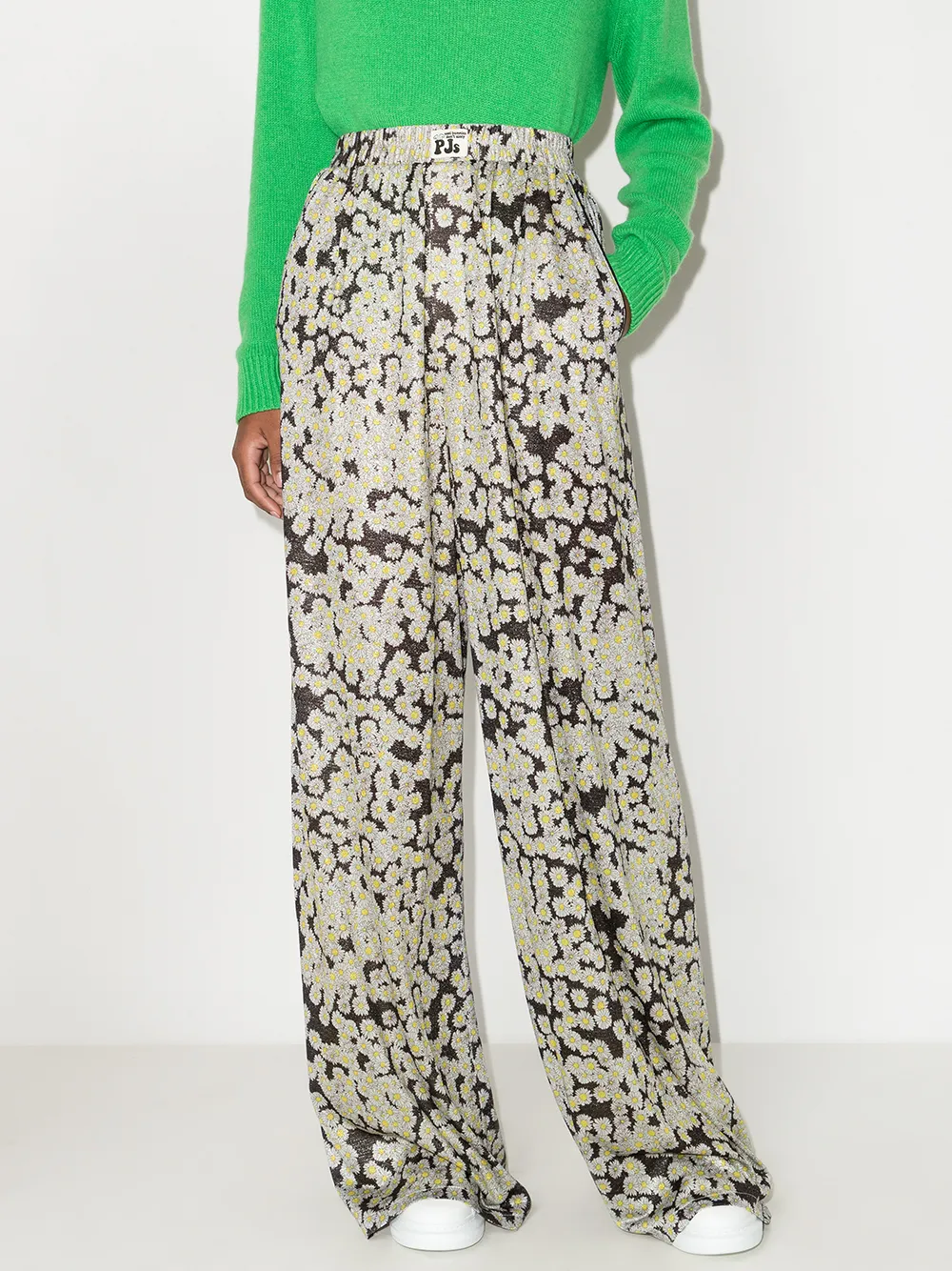 Image 2 of Natasha Zinko daisy print pajama trousers