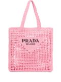 Prada woven tote bag - Pink