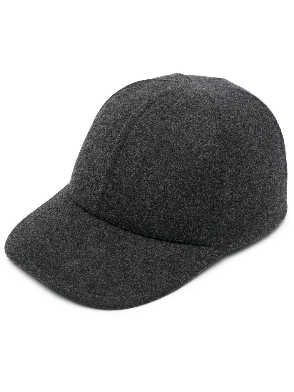 Black felt baseball cap online