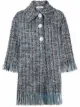 Image 1 of Charlott tweed fringe coat