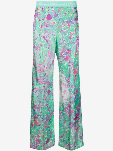 Stella McCartney x Ed Curtis oil swirl trousers