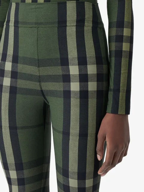 Shop Burberry Vintage Check leggings 