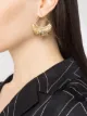 Image 2 of Aurelie Bidermann 18kt yellow gold Cashmere diamond and aquamarine earrings