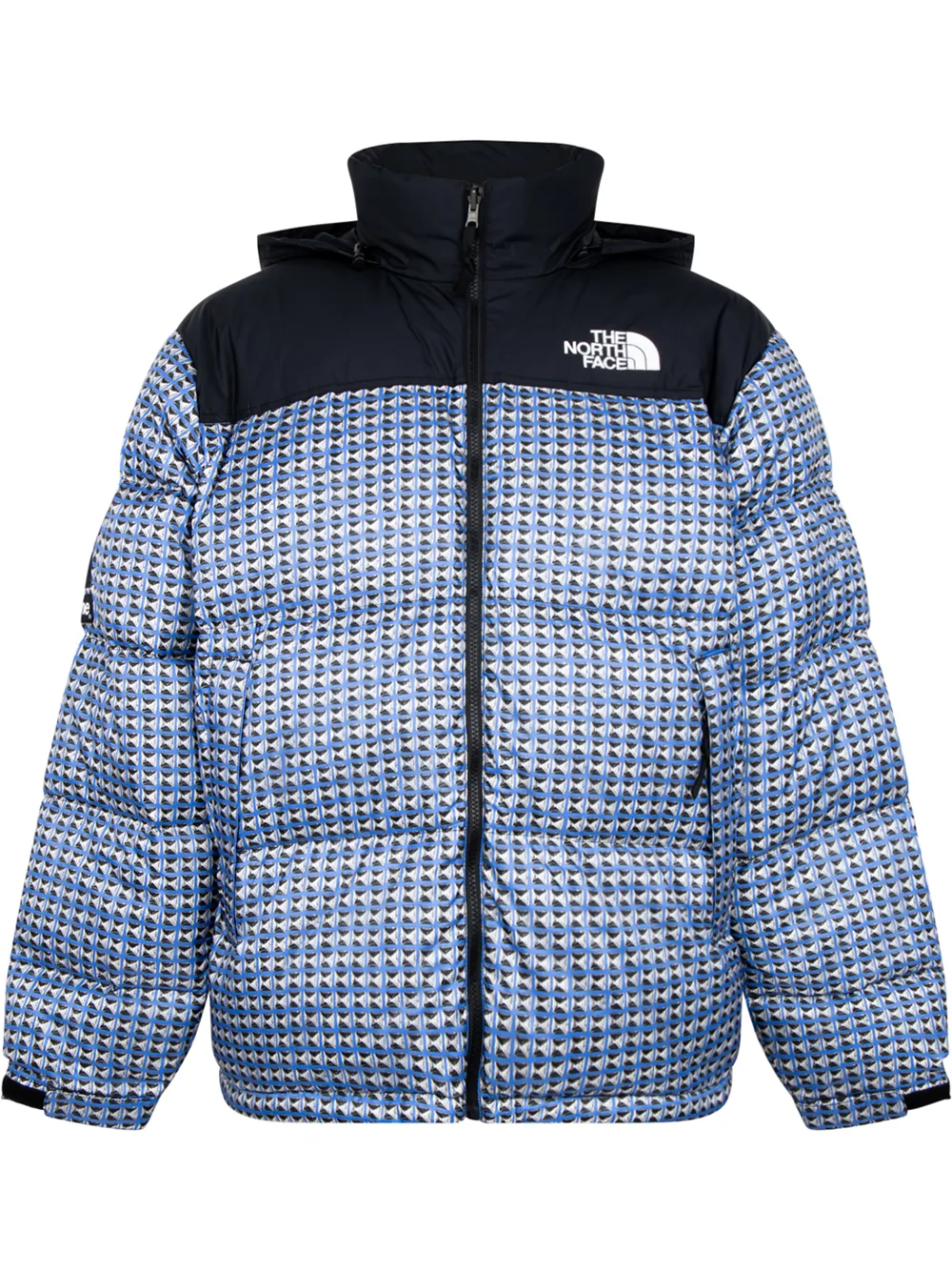 фото Supreme куртка с заклепками из коллаборации с the north face