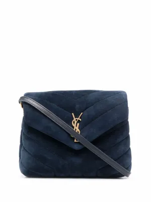 ysl blue handbag