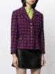 Céline Pre-Owned pre-owned tweed notched lapels jacket
