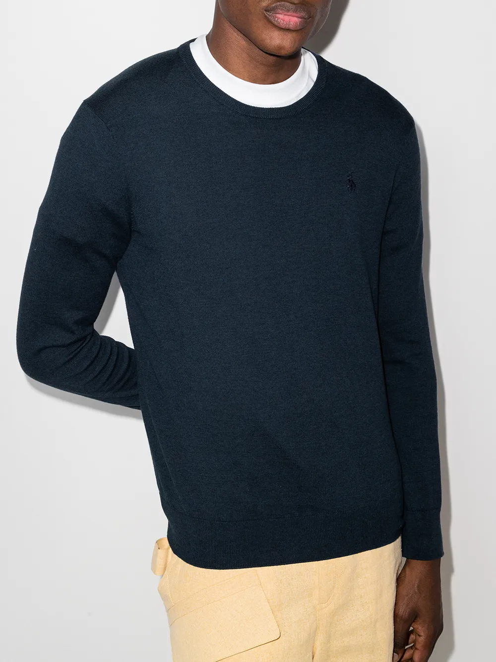 Image 2 of Polo Ralph Lauren Polo Pony crew neck jumper