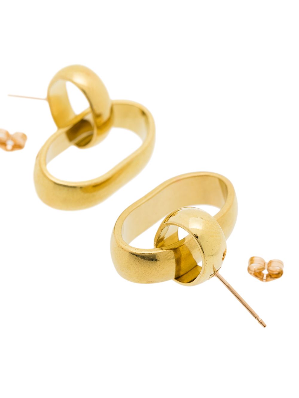 фото Laura lombardi elena link hoop earrings