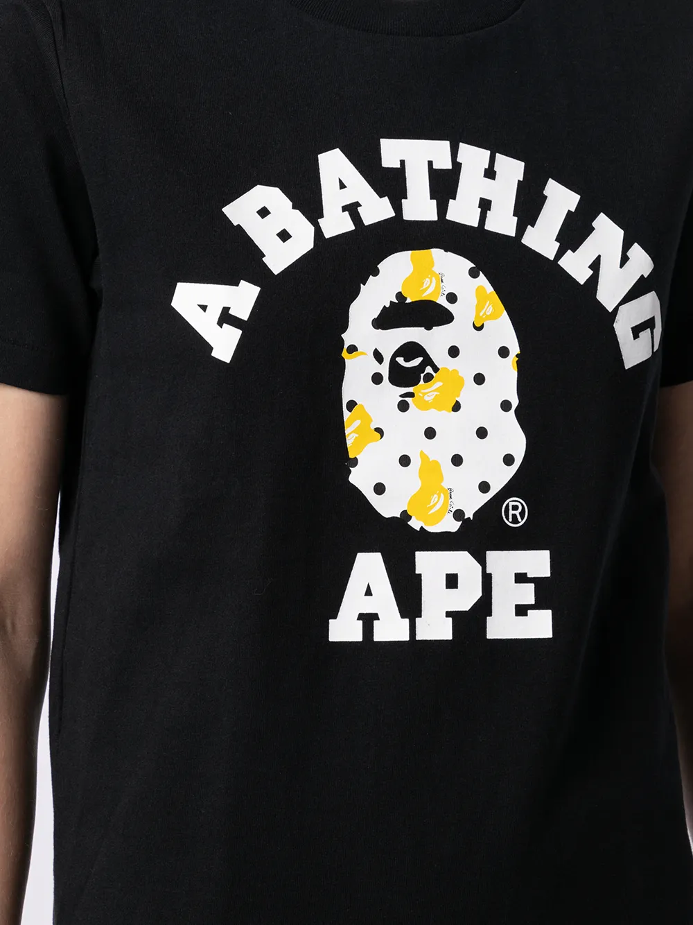 фото A bathing ape® футболка bape dot college