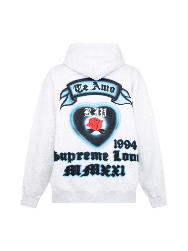 SUPREME Love Hooded Sweatshirt M