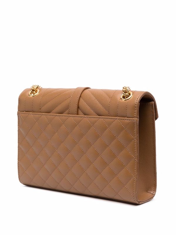 YSL - Medium size envelope - beige, Women's Fashion, Bags