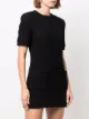 Saint Laurent tweed short-sleeved mini dress
