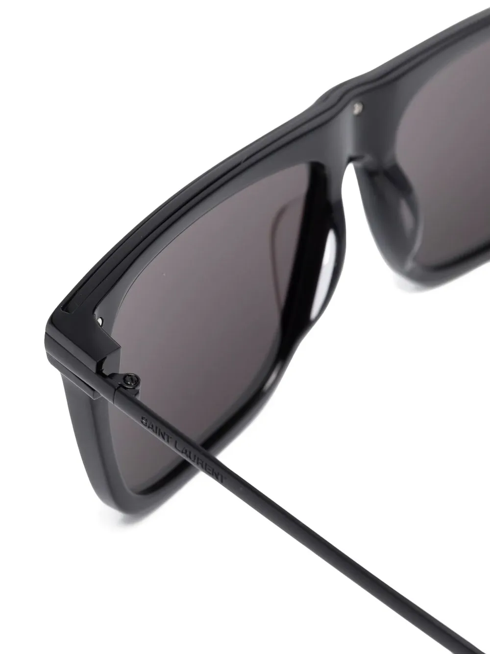  Saint Laurent Eyewear 495 Square-frame Sunglasses - Black 