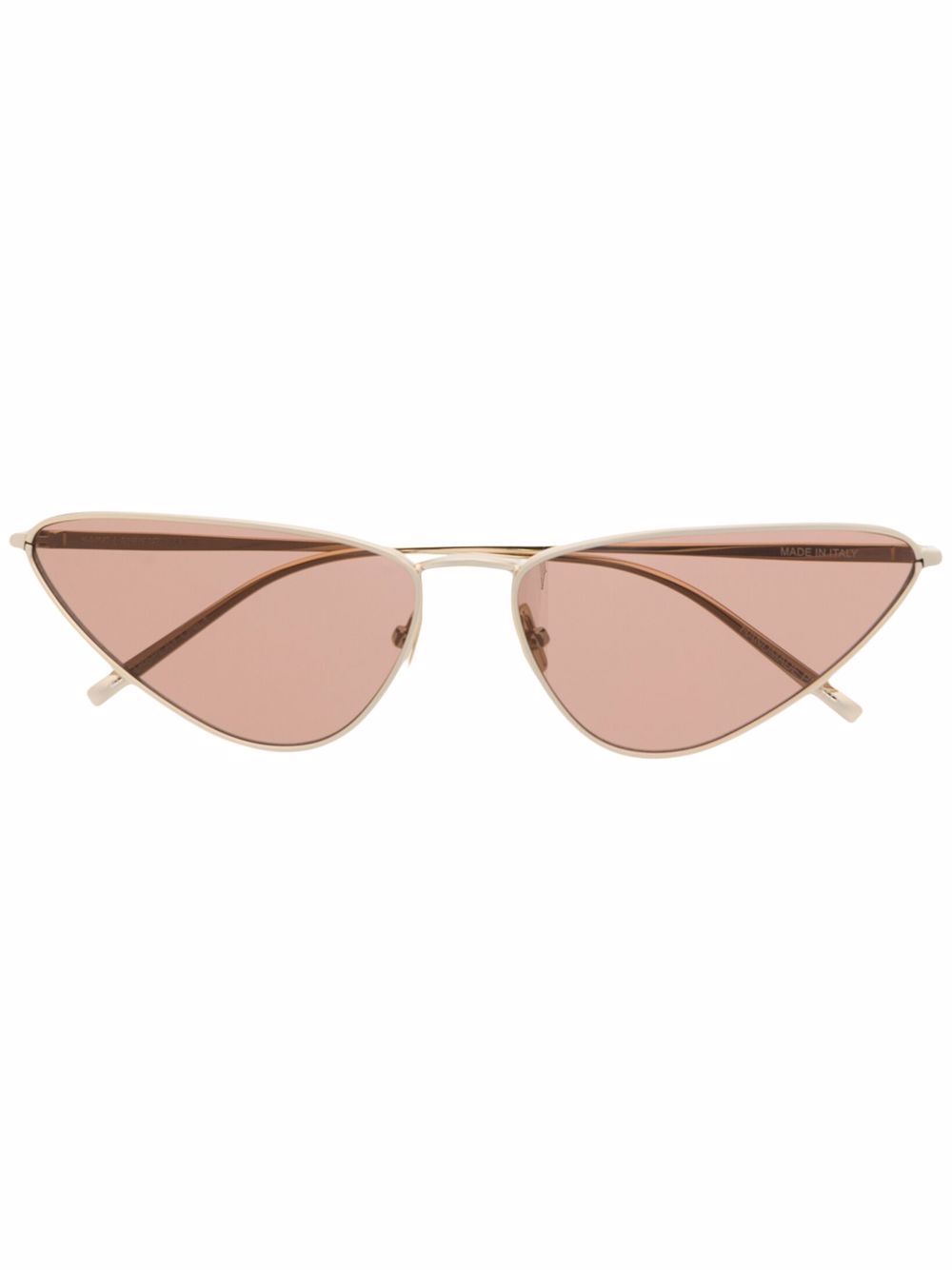 фото Saint laurent eyewear солнцезащитные очки 487 в оправе 'кошачий глаз'