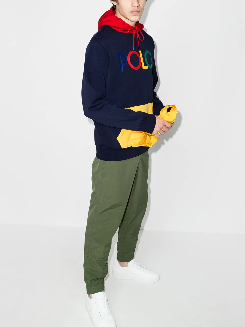 Polo Ralph Lauren худи в стиле колор-блок с логотипом  710842894001 Фото 5