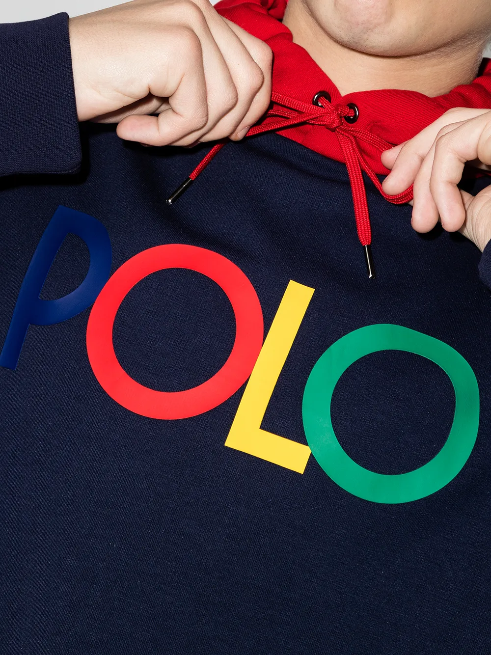 Polo Ralph Lauren худи в стиле колор-блок с логотипом  710842894001 Фото 4