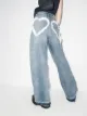 Natasha Zinko heart pocket jeans