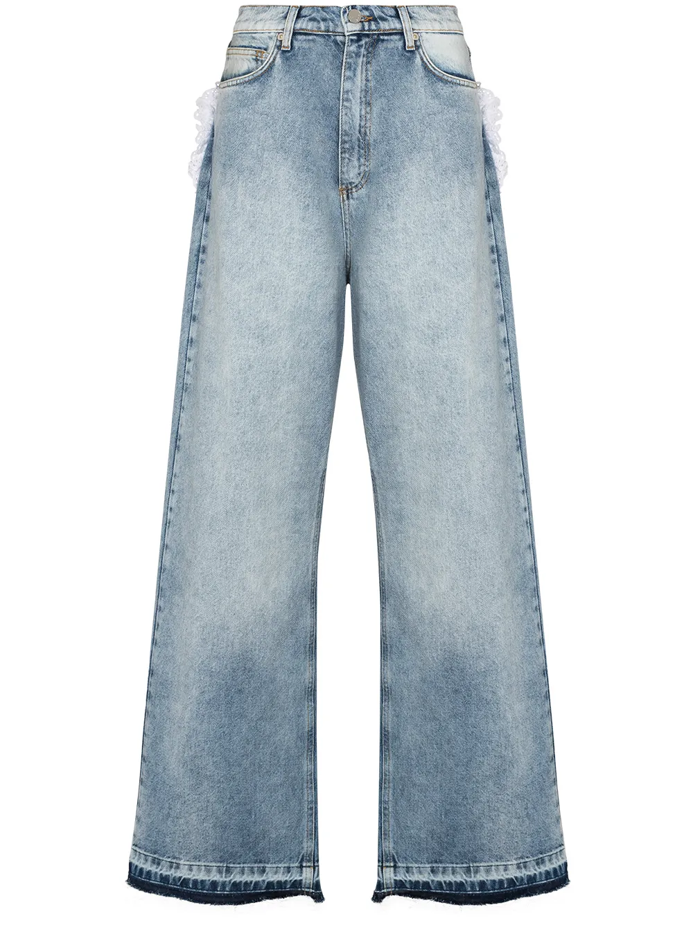 

Natasha Zinko heart pocket jeans - Blue