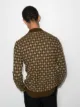 Namacheko diamond-pattern polo jumper