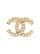 Image 1 of Chanel Pre-Owned CC rhinestone-embellished brooch