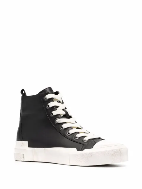 ASH black Ghibly leather high-top trainers for women | GHIBLYBIS at Farfetch.com