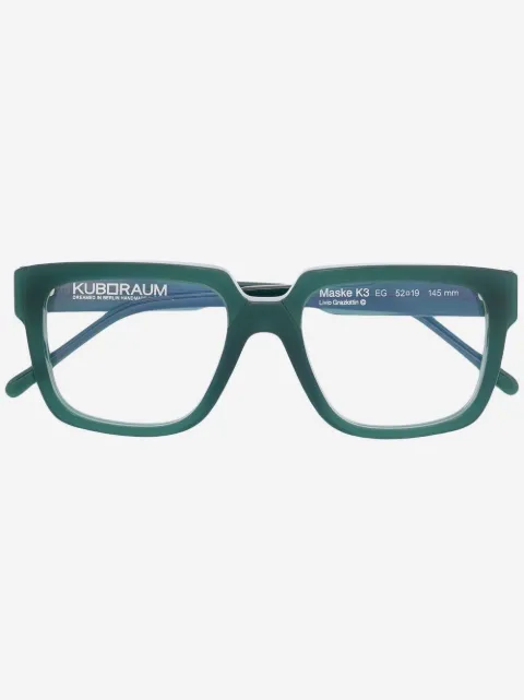 Kuboraum 스퀘어 프레임 안경