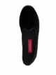 Vibi Venezia grosgrain-trimmed velvet loafers