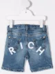 Imagen 2 de John Richmond Junior shorts de mezclilla rectos