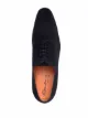 Santoni almond-toe lace-up shoes