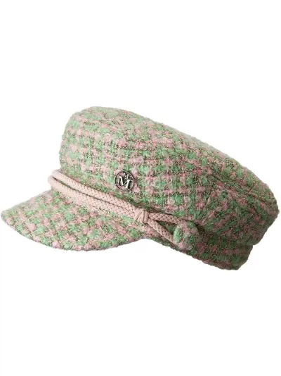 Maison Michel New Abby tweed sailor cap 