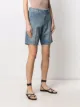 Closed loose-fit denim shorts