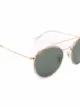 Ray-Ban Óculos de sol redondo com ponte dupla