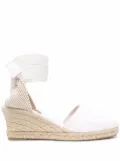 Scarosso Paloma wedge espadrilles - White