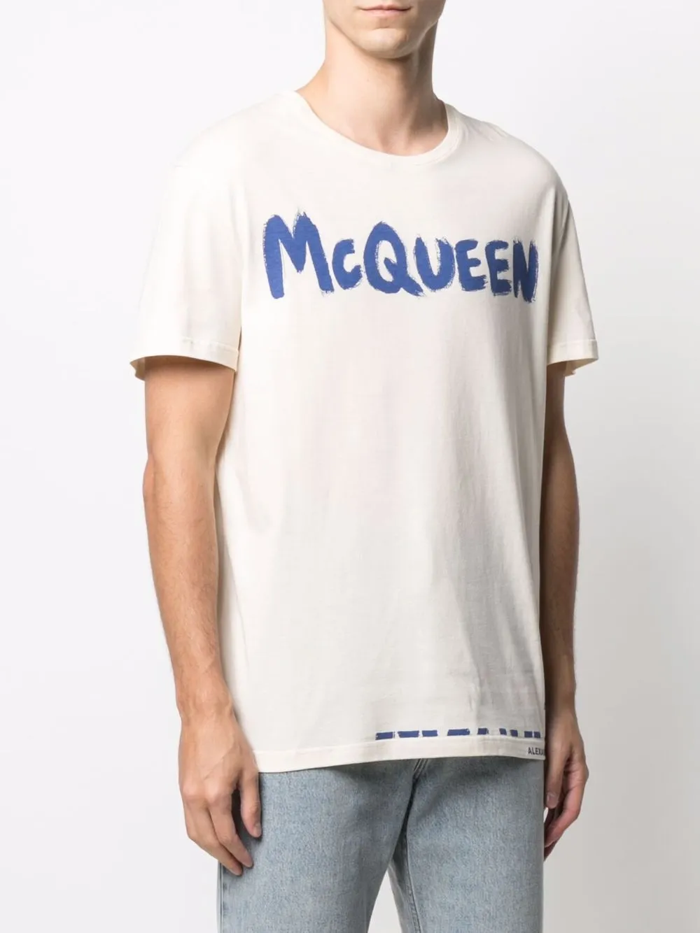 фото Alexander mcqueen футболка с логотипом