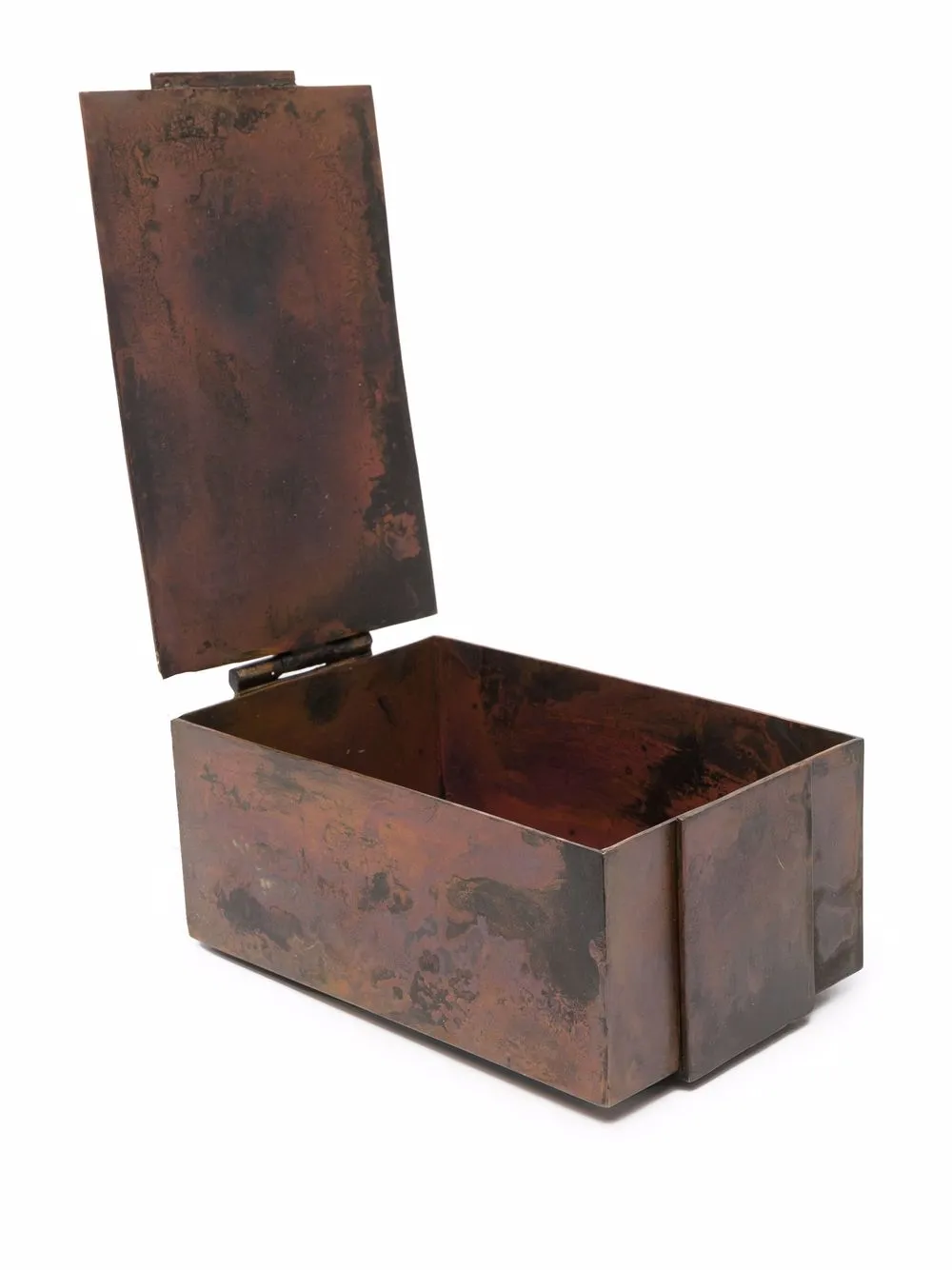 Parts Of Four Brass Box 3 In Braun