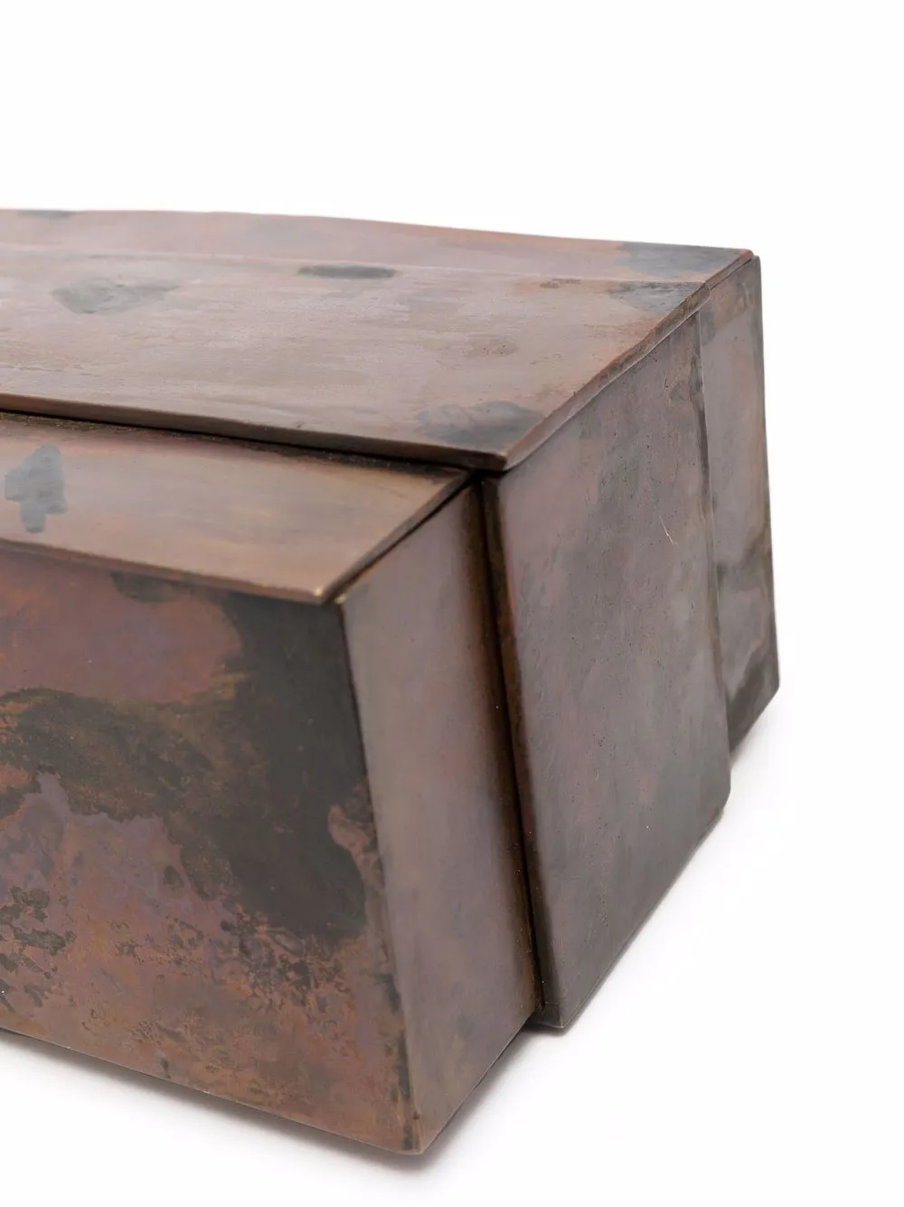 Parts Of Four Brass Box 3 In Braun