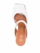 Via Roma 15 cut-out leather mule sandals
