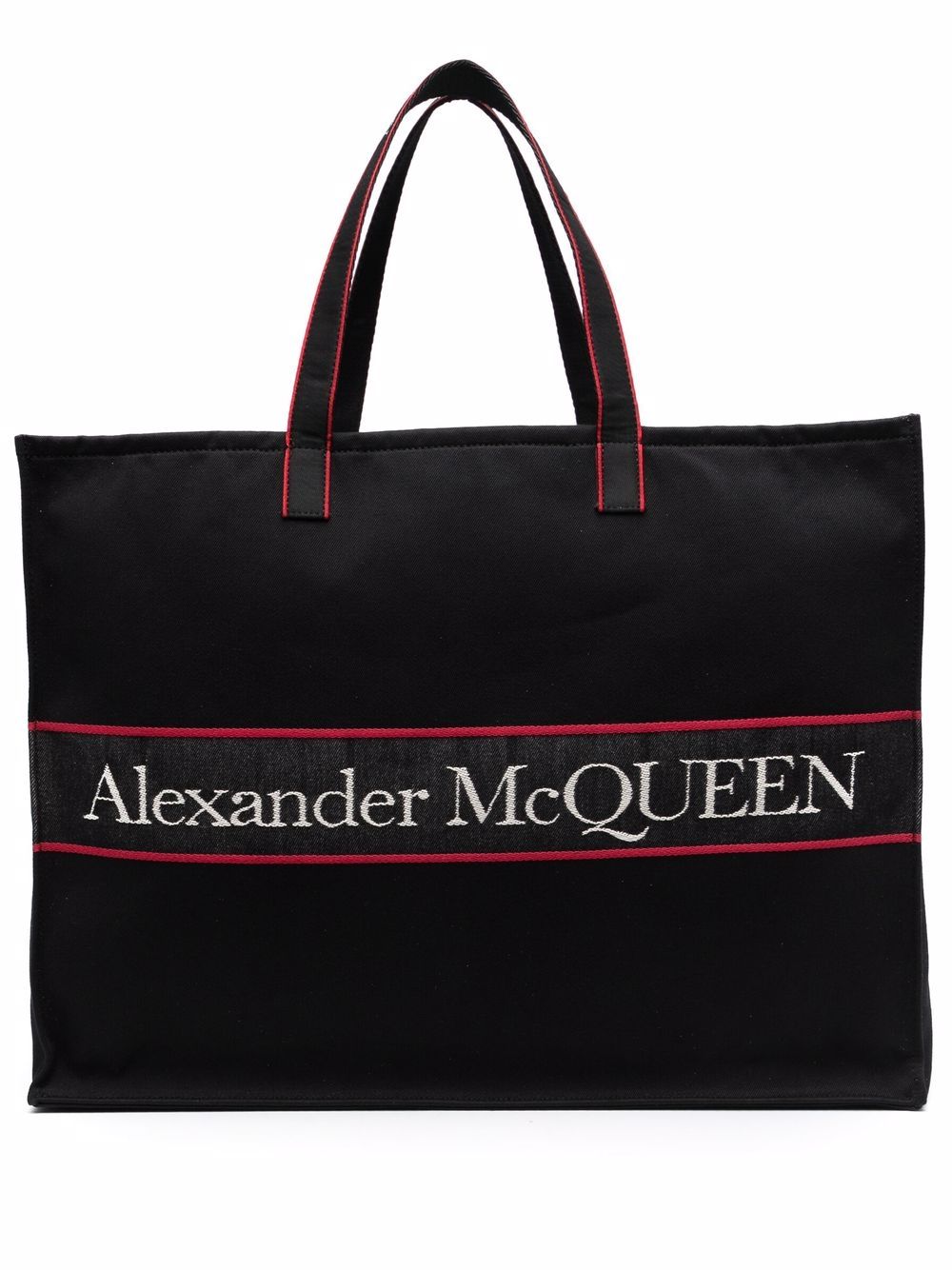 фото Alexander mcqueen сумка-тоут из канваса с логотипом