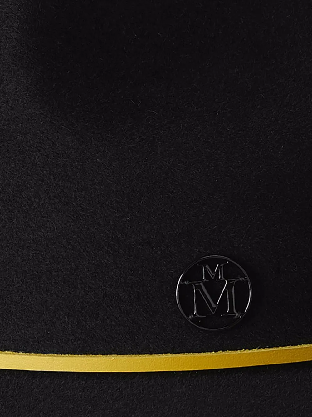 Maison Michel Vilten fedora hoed Zwart