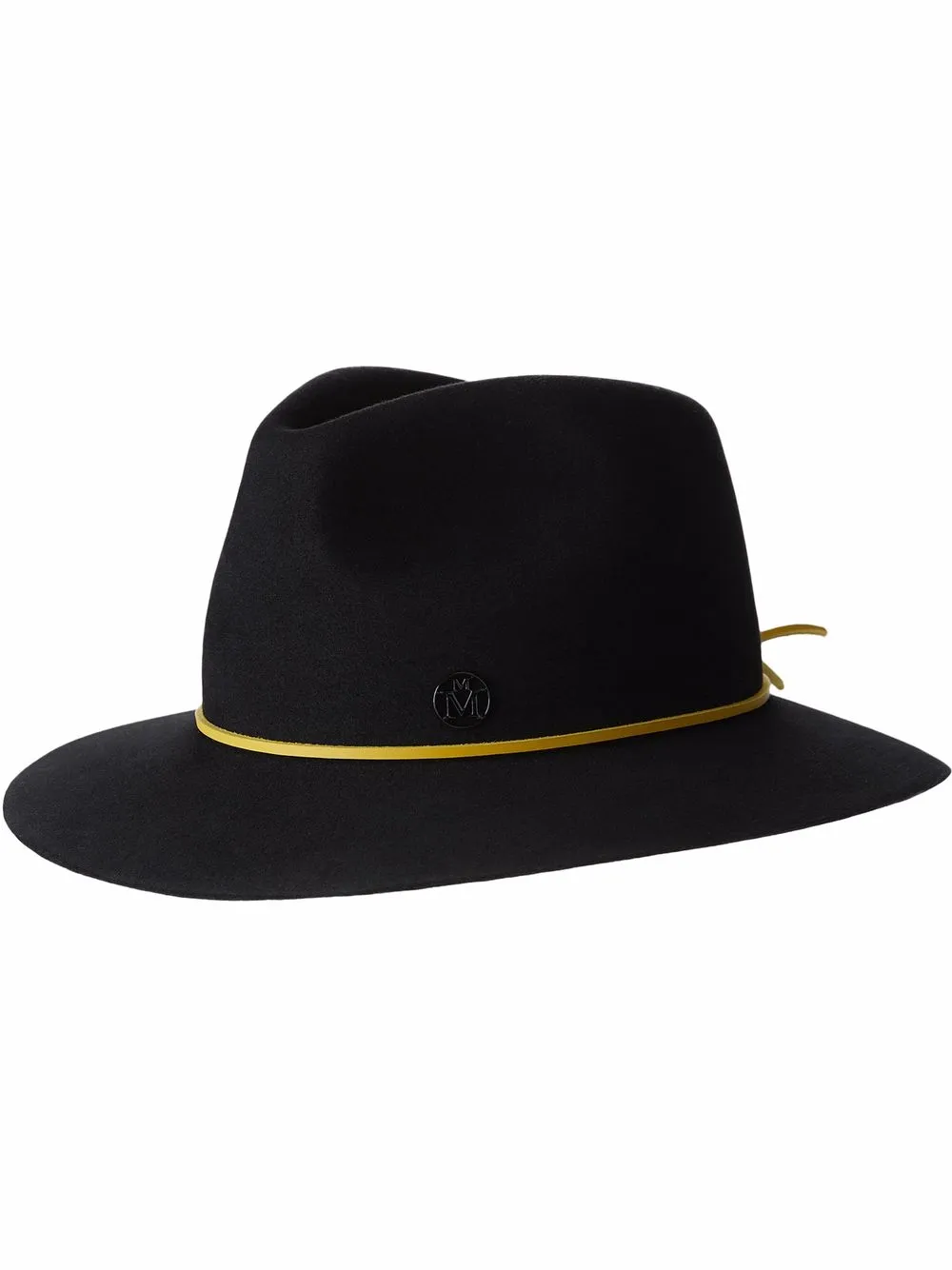 Maison Michel Vilten fedora hoed Zwart