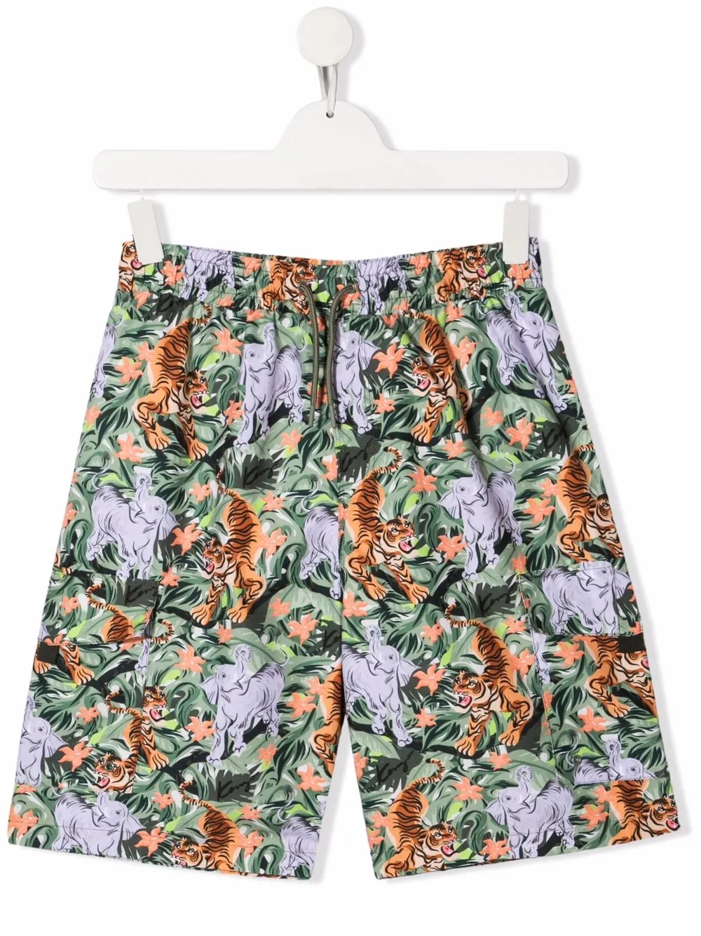 фото Kenzo kids плавки-шорты с принтом