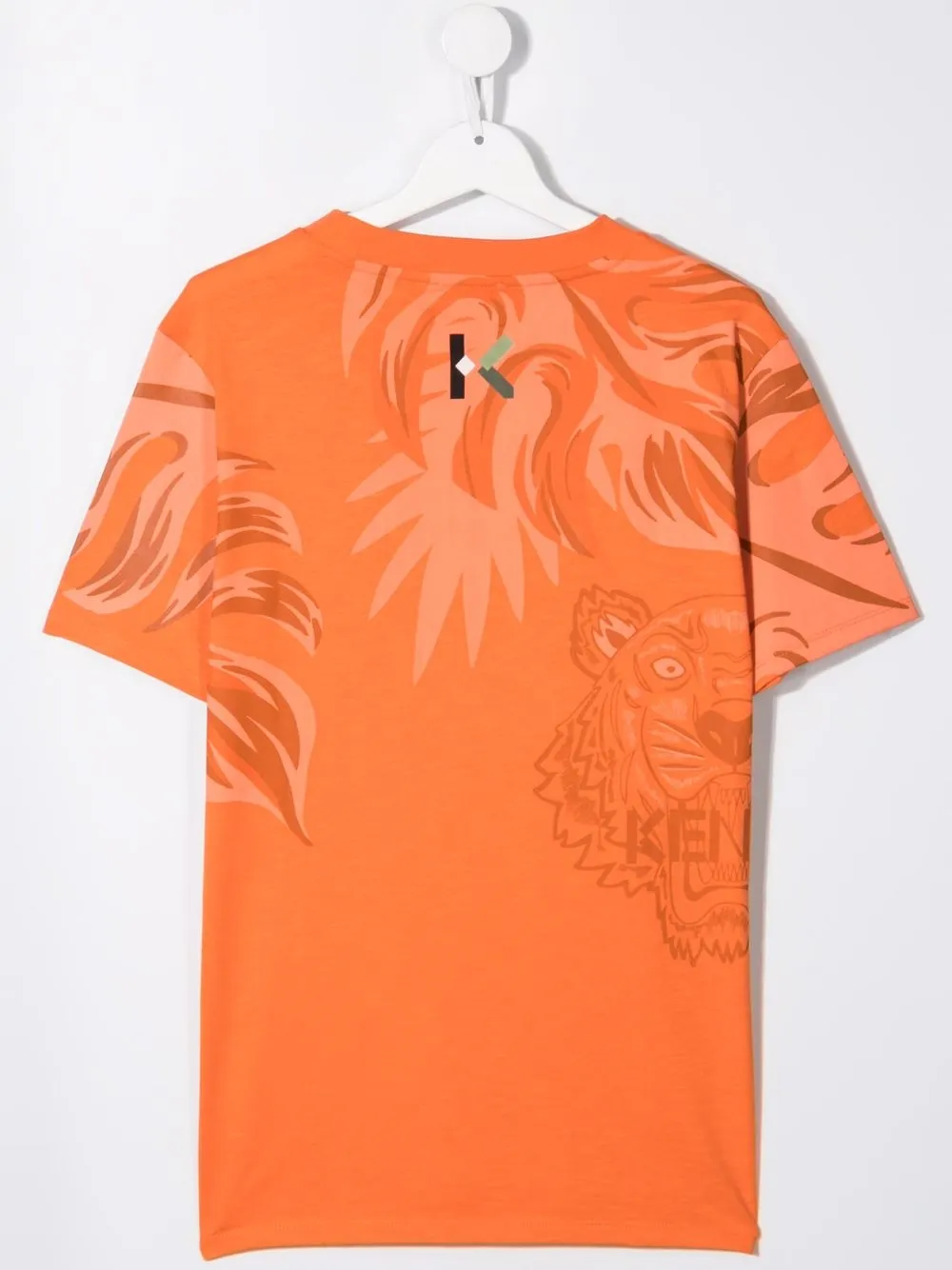 фото Kenzo kids футболка с графичным принтом