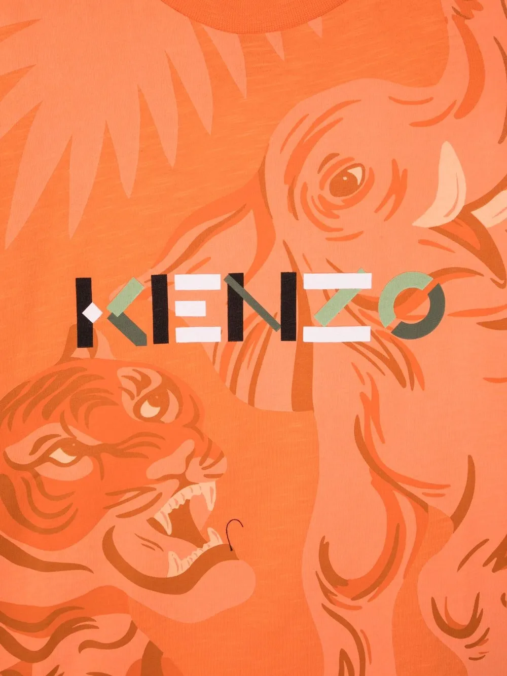 фото Kenzo kids футболка с графичным принтом