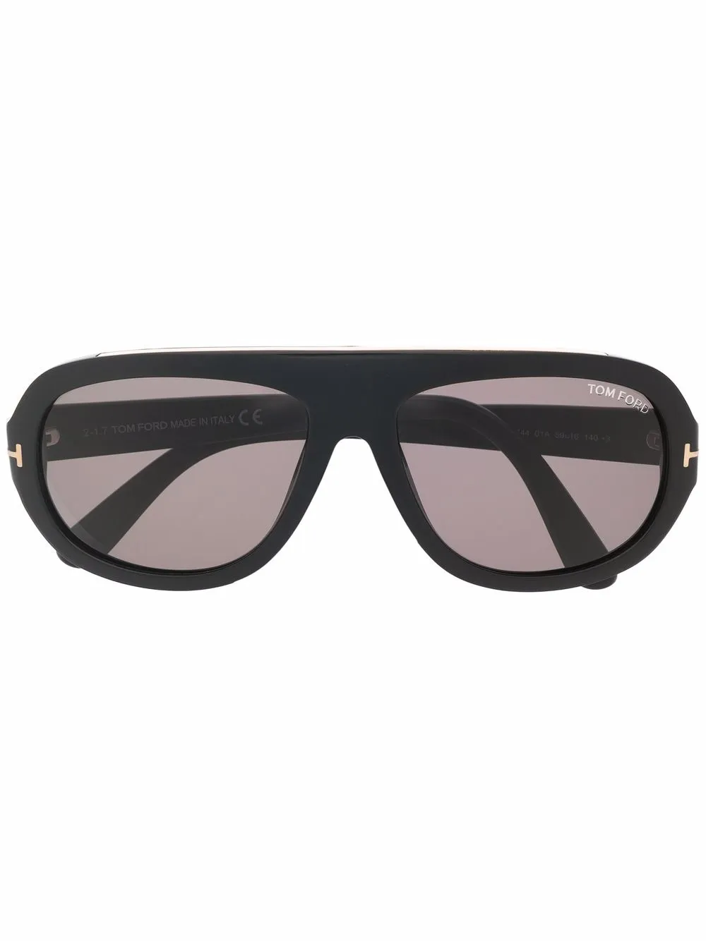TOM FORD Eyewear Zonnebril met piloten montuur Zwart