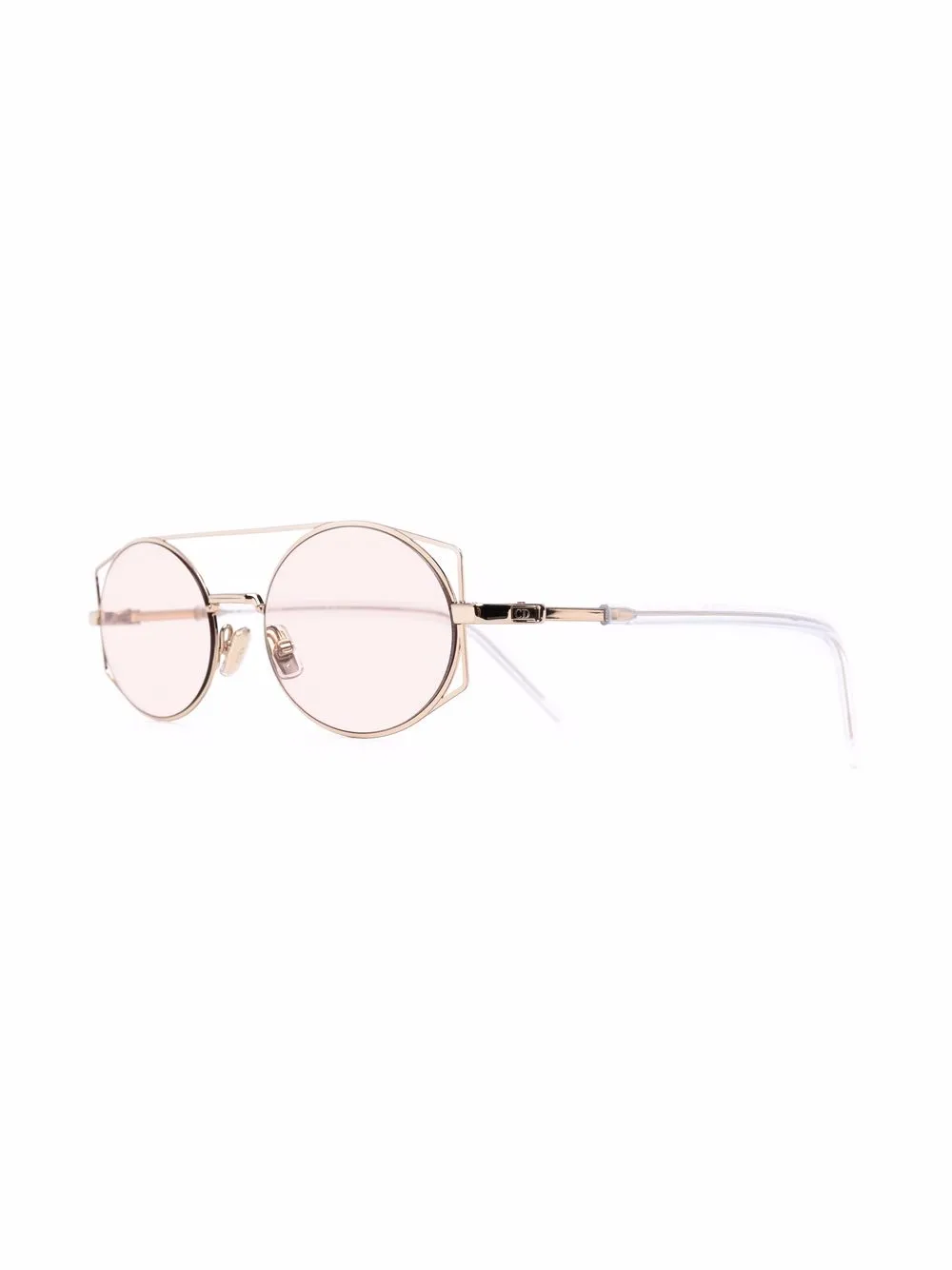 Dior Eyewear Zonnebril met geometrisch montuur - Goud