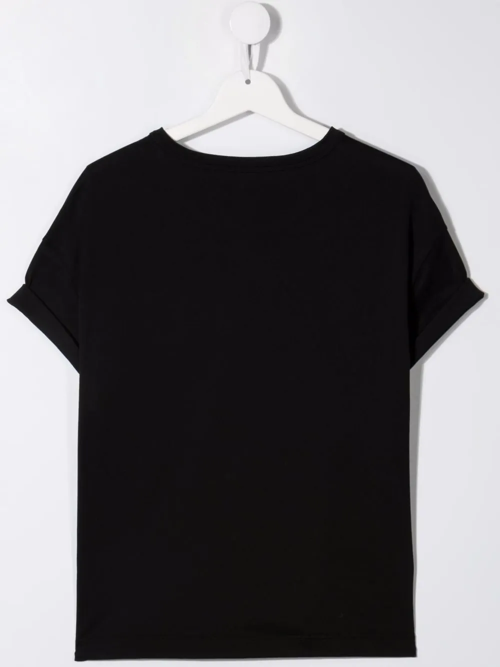 Brunello Cucinelli Kids T-shirt met borstzak - Zwart