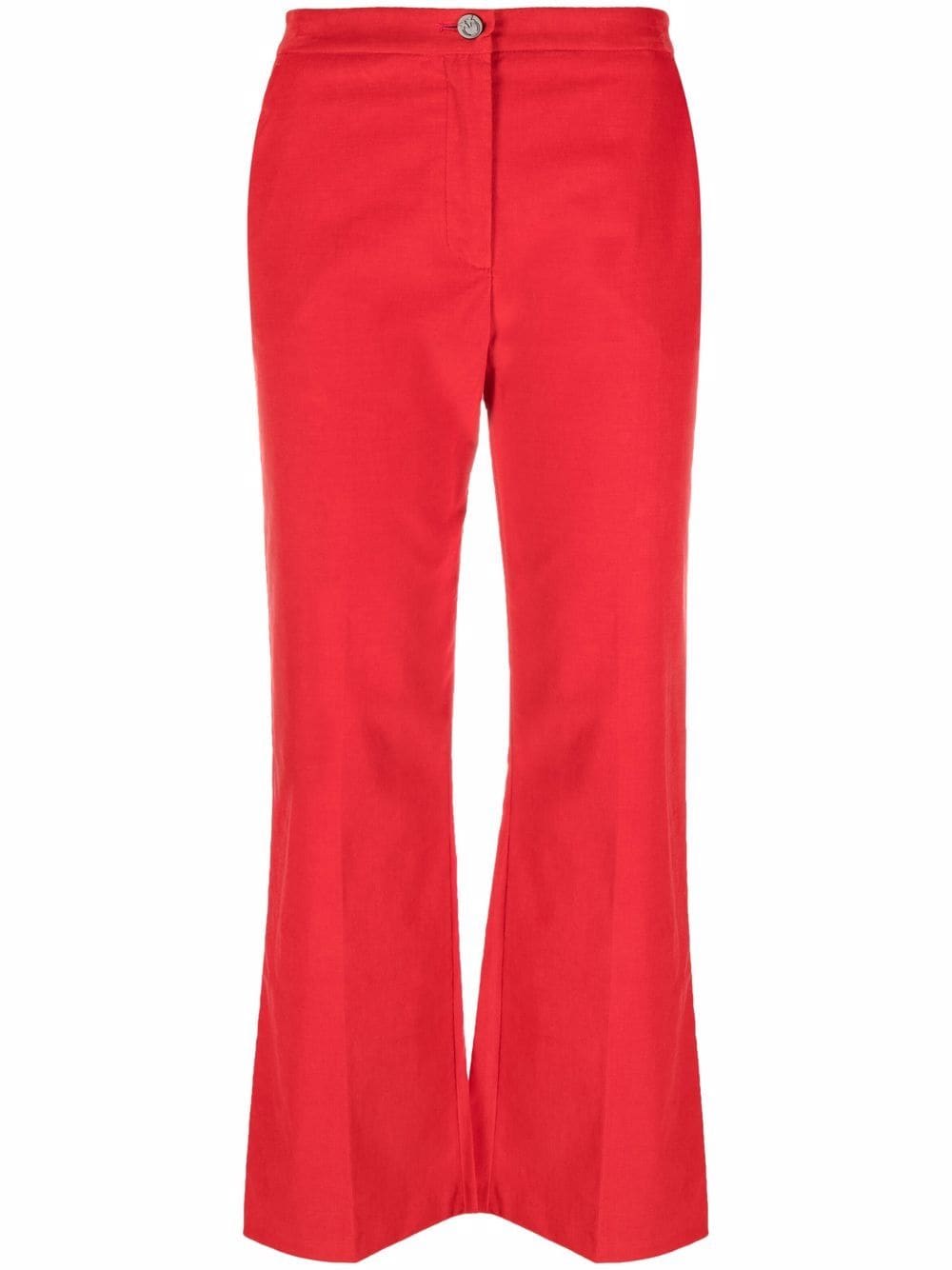 PINKO FLARED CROPPED TROUSERS