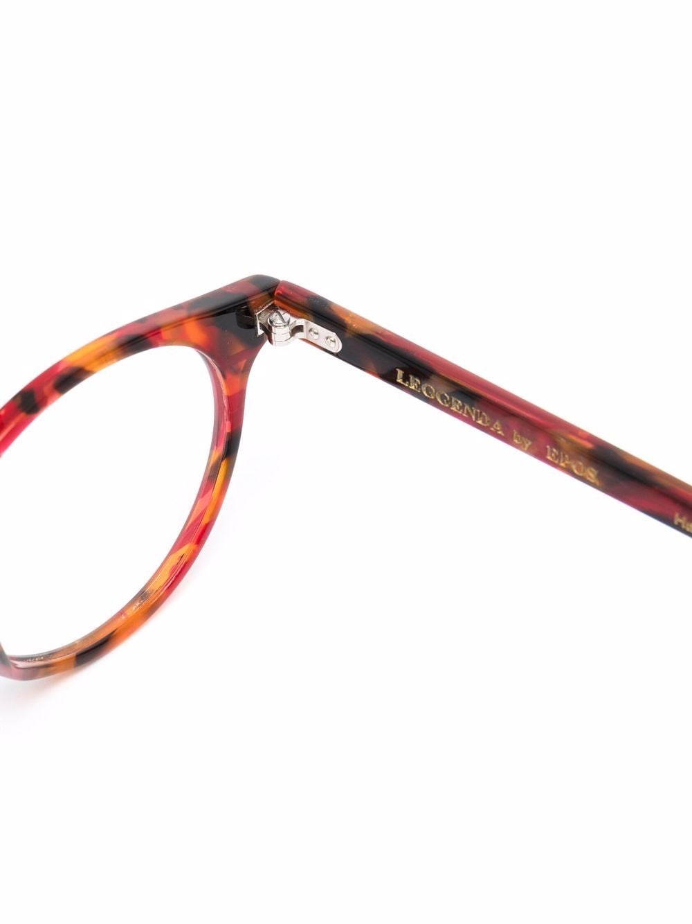 Shop Epos Tortoiseshell Round-frame Glasses In Rot