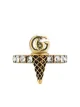 Image 1 of Gucci Double G crystal-embellished ring