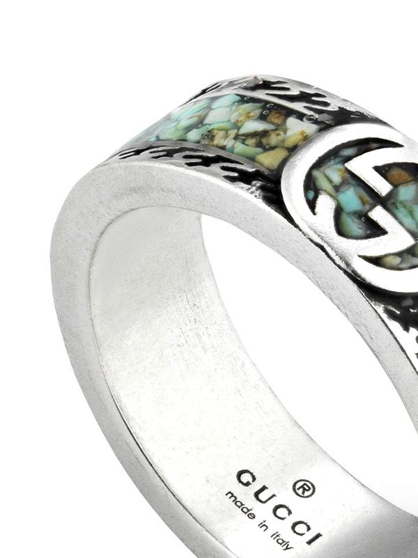 sagde biologi Tarif Shop Gucci Interlocking G sterling silver ring with Express Delivery -  FARFETCH